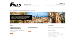 Desktop Screenshot of finquesfinad.com