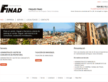 Tablet Screenshot of finquesfinad.com